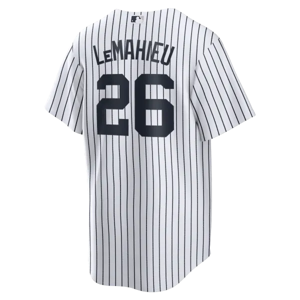 NY Yankees  Nike LEMAHIEU # 26  White Home Replica JERSEY Player Name & NUMBERS - Image 2