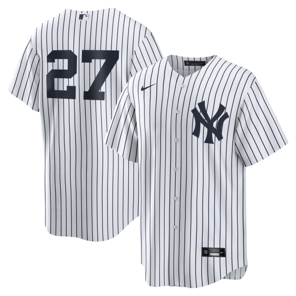 NY Yankees  NIKE STANTON  # 27  White Home Replica JERSEY  NUMBERS ONLY