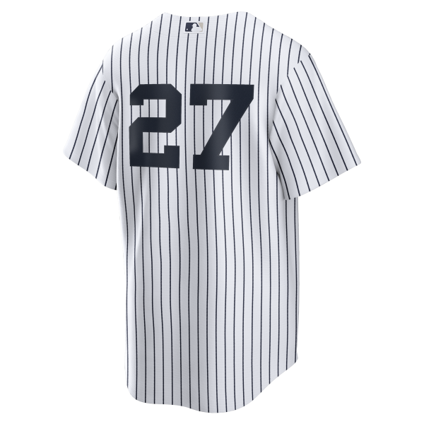 NY Yankees  NIKE STANTON  # 27  White Home Replica JERSEY  NUMBERS ONLY - Image 2