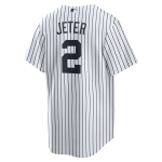 NY YANKEES NIKE REPLICA JERASY PLAYER NAME & NUMBERS D JETER#2 - Image 2