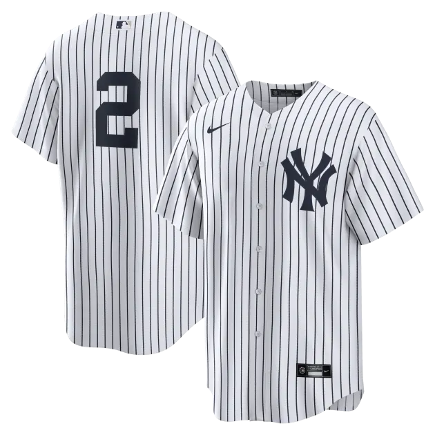 NY YANKEES NIKE REPLICA JERASY PLAYER  NUMBERS  ONLY D JETER#2