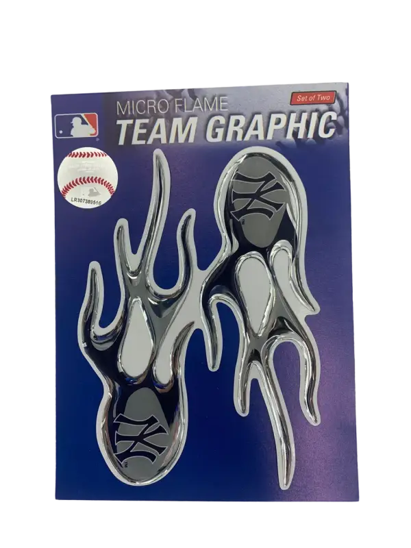 New York Yankees Micro Flame Car Emblems