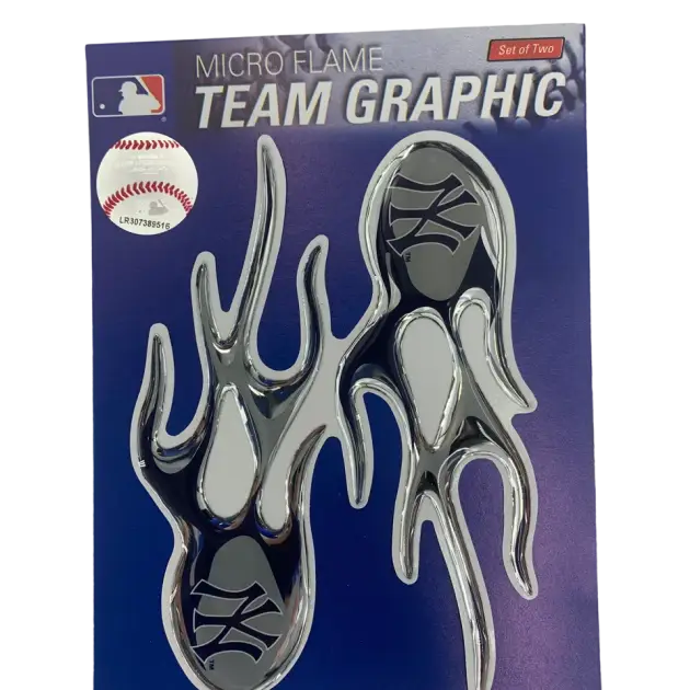 New York Yankees Micro Flame Car Emblems