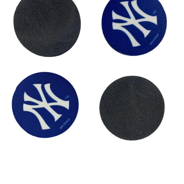 NY YANKEES 4 PACK NEOPRENE CAR COASTERS