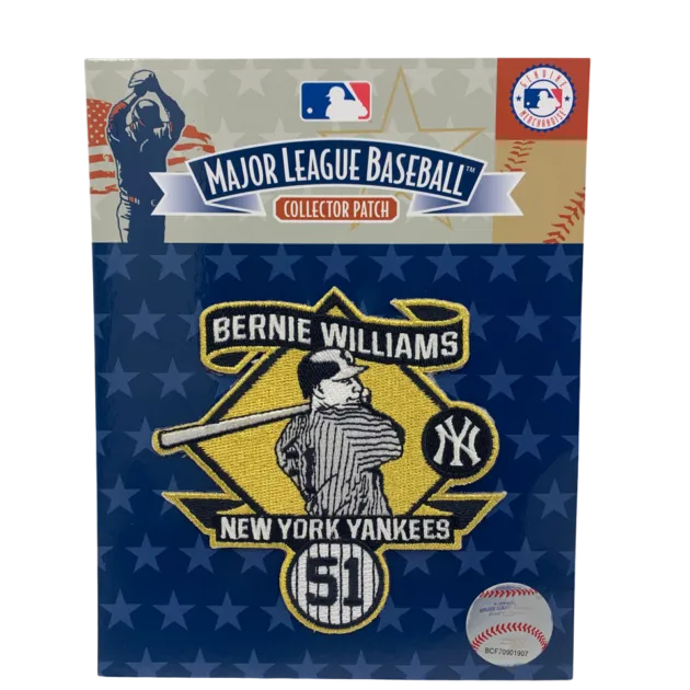 NY YANKEES Bernie Williams # 51 Retirement Patch