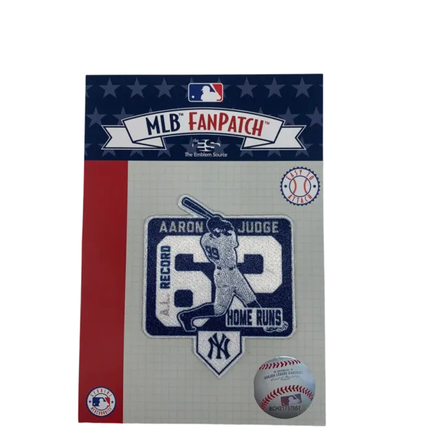 New York Yankees AL Single Season Record  Aaron Judge 62 Home Run Patch