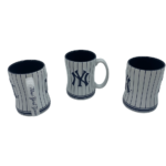 NY YANKEES  PINSTRIPE Relief MUG