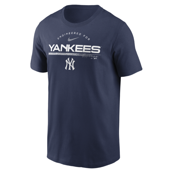 NY YANKEES TEAM ENGINEERED MIDNIGHT NAVY T-SHIRT - Image 3