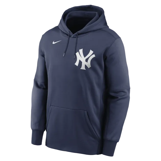 NY YANKEES WORDMARK HOODY NAVY