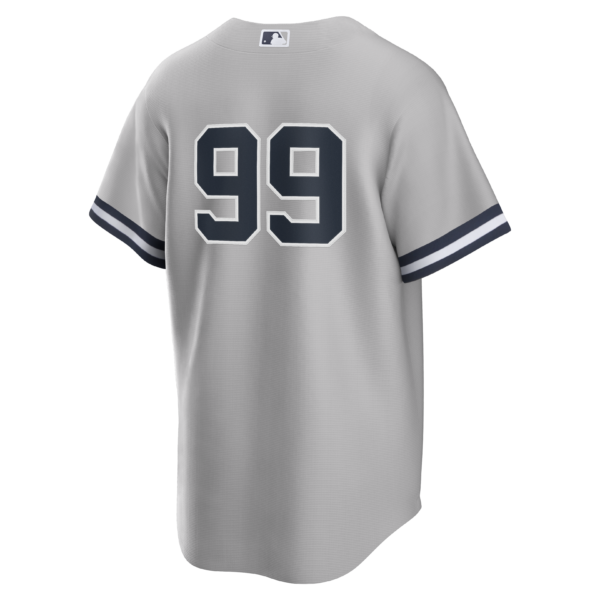 NY YANKEES JUDGE # 99 NIKE GRAY ROAD REPLICA JERSEY PLAYER NUMBERS ONLY - Image 3