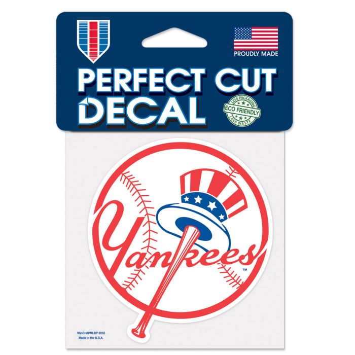 New York Yankees Decal 4x4 Perfect Cut Color 海外 即決-