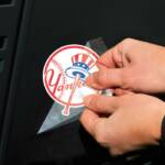 NEW YORK YANKEES PERFECT CUT COLOR DECAL 4" X 4" - Image 2