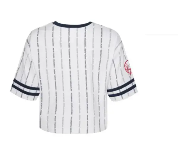 NY YANKEES TYPE-STRIPE BBALL SS TEE - Image 3