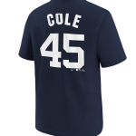 NY YANKEES COLE # 45 HOME N&N SS TEE S/S SPORTSWEAR TOP FOR YOUTH - Image 2