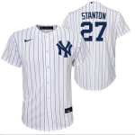 NY YANKEES NIKE G STANTON# 27 HOME SCRPRT PLAYER FINISHED YOUTH