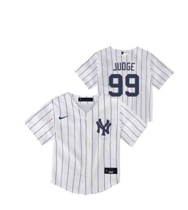 NY YANKEES NIKE A JUDGE #99 HOME SCRPRT PLAYER FINISHED JERSEY KID'S