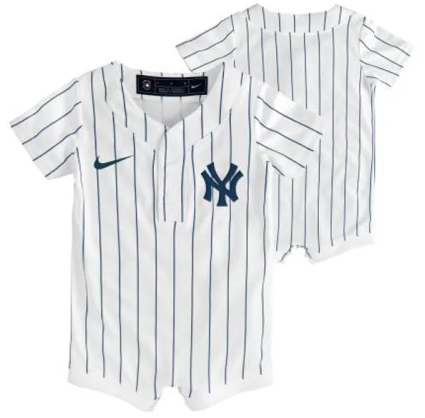 NEW YORK YANKEES NIKE  HOME REPLICA ROMPER FOR NEW BORN