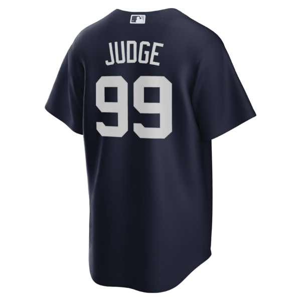 Men's New York Yankees Aaron Judge Nike Black Replica Player Name Jersey - Image 2