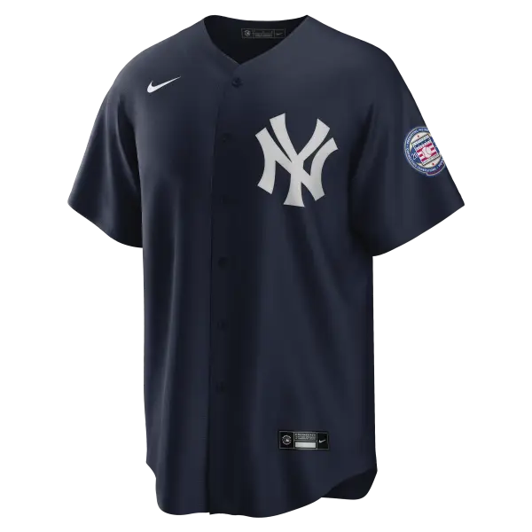 New York Yankees Nike Derek Jeter Alternate Navy Jersey NAME AND NUMBERS - Image 3