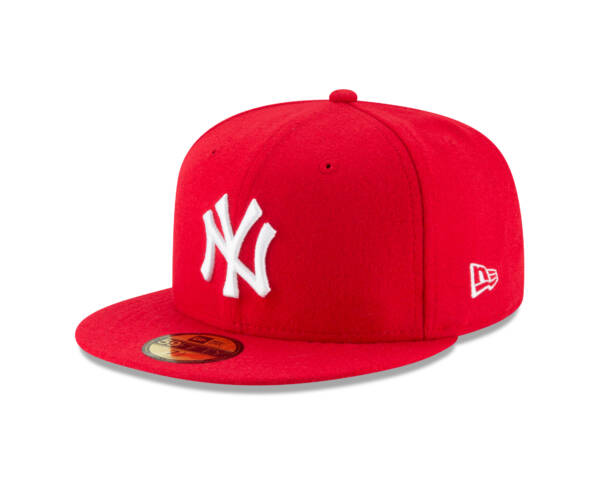 NY YANKEES RED AUTHENTIC COLLECTION 59FIFTY FITTED Gray BRIM