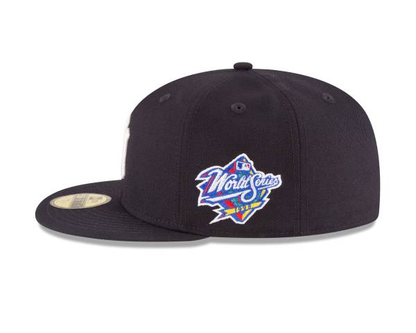 NY YANKEES NAVY 1998 PATCH (On the left Side ) AUTHENTIC COLLECTION 59FIFTY FITTED GRAY  BRIM - Image 2