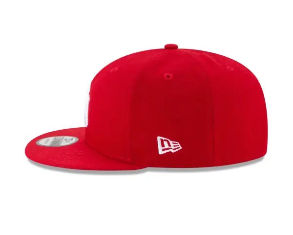 NY YANKEES RED Color Basic 9FIFTY Snapback GRAY BRIM - Image 4