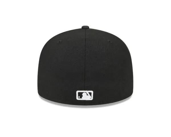 NY YANKEES BLACK 1998 BW WORLD SERIES PATCH AUTHENTIC COLLECTION 59FIFTY FITTED - Image 6