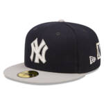 NY YANKEES NAVY LETTERMAN  AUTHENTIC COLLECTION 59FIFTY FITTED GRAY BRIM - Image 7