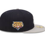 NY YANKEES NAVY LETTERMAN  AUTHENTIC COLLECTION 59FIFTY FITTED GRAY BRIM - Image 2