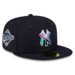NY YANKEES NAVY POLARLIGHYS  AUTHENTIC COLLECTION 59FIFTY FITTED GRAY BRIM