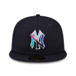 NY YANKEES NAVY POLARLIGHYS  AUTHENTIC COLLECTION 59FIFTY FITTED GRAY BRIM - Image 6