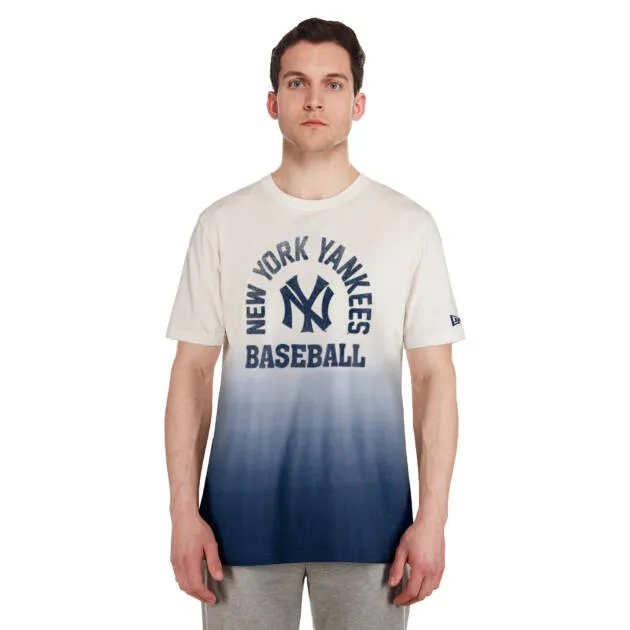 NEW YORK YANKEES NEW ERA Throwback Dip Dye T-Shirt Regular