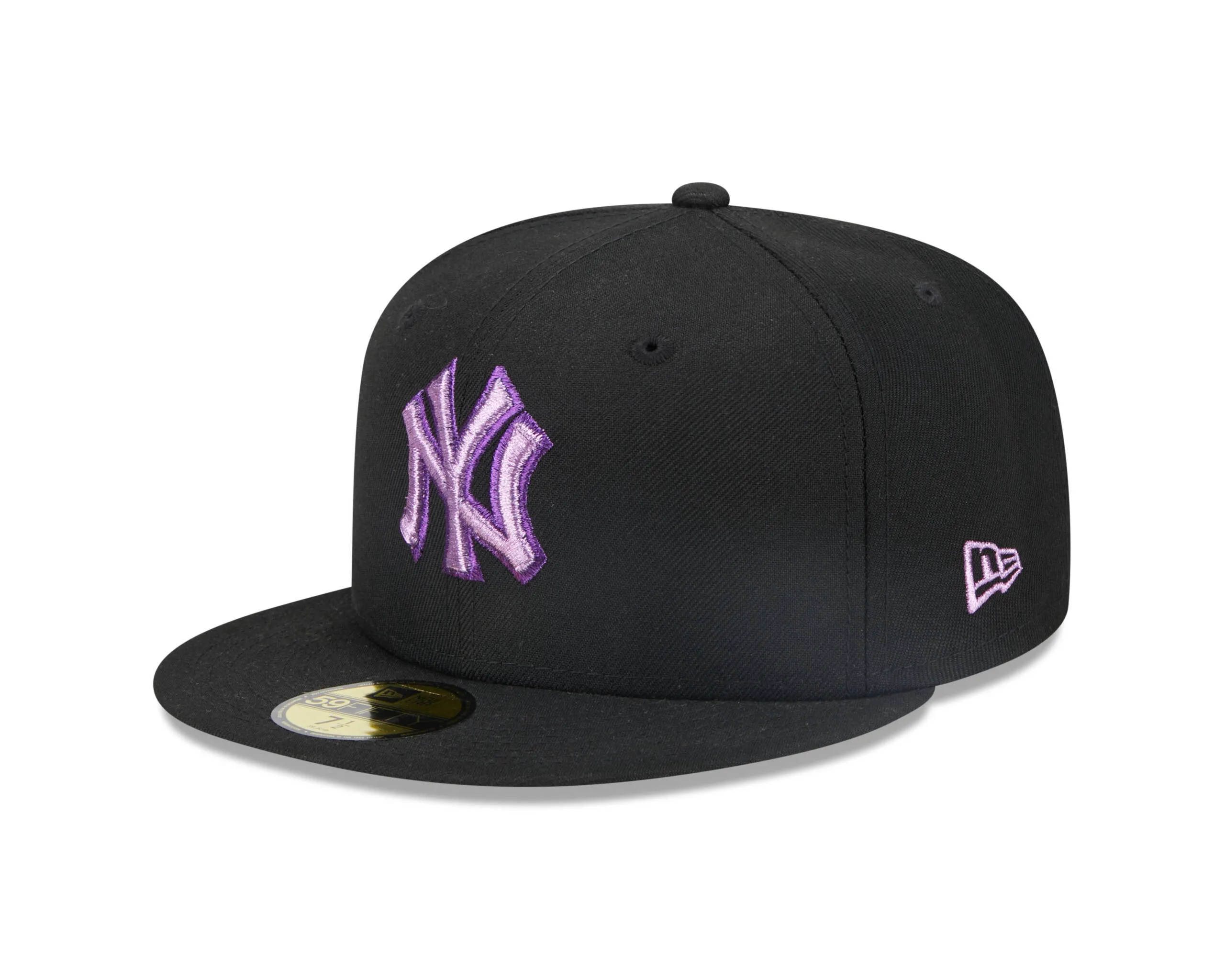 NY YANKEES CREAMY BLACK METALLICPOP AUTHENTIC COLLECTION 59FIFTY FITTED