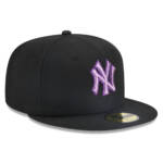 NY YANKEES CREAMY BLACK METALLICPOP AUTHENTIC COLLECTION 59FIFTY FITTED - Image 7