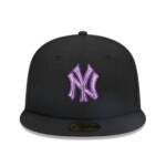 NY YANKEES CREAMY BLACK METALLICPOP AUTHENTIC COLLECTION 59FIFTY FITTED - Image 6