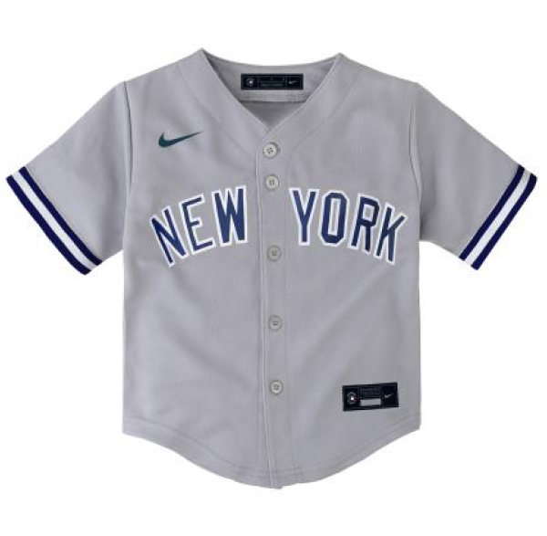 NEW YORK YANKEES JUDGE AARON #99  ROAD GREY SCRPRT PLAYER FINISH  INFANT Jerseys - Image 2