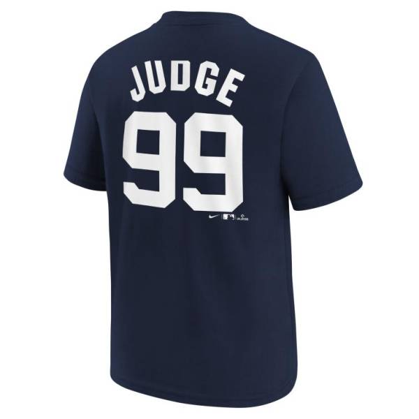 NY YANKEES NIKE A JUDGE # 99 HOME N&N SS TEE S/S SPORTSWEAR TOPS YOUTH - Image 4