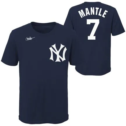 NY YANKEES MANTLE #7 HOME N&N SS TEE S/S SPORTSWEAR TOP FOR INFANT