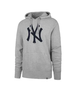 NEW YORK YANKEES SLATE GREY IMPRINT HEADLINE HOOD MENS