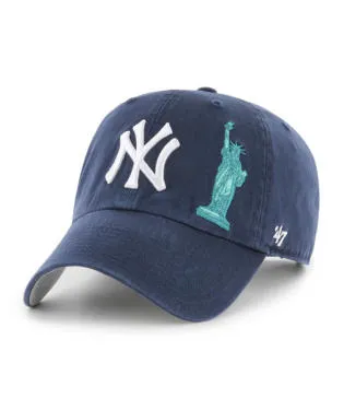 NEW YORK YANKEES NAVY CITY ICON 47 CLEAN UP