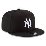 NY YANKEES NEW ERA 9FIFTY SNAPBACK BLACK COLOR BASIC /GRAY BRIM - Image 2