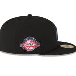 NY YANKEES NEW ERA 59Fifty Metallic Thread Logo Fitted Hat/GREEN BRIM - Image 2