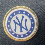 NY YANKEES AUTHENTIC COLLECTION NEW ERA 59FIFTY FITTED NAVY / WITH PINS - Image 2