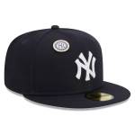 NY YANKEES AUTHENTIC COLLECTION NEW ERA 59FIFTY FITTED NAVY / WITH PINS