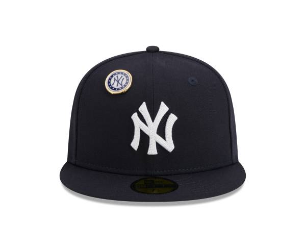 NY YANKEES AUTHENTIC COLLECTION NEW ERA 59FIFTY FITTED NAVY / WITH PINS - Image 9