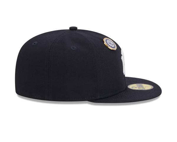 NY YANKEES AUTHENTIC COLLECTION NEW ERA 59FIFTY FITTED NAVY / WITH PINS - Image 4