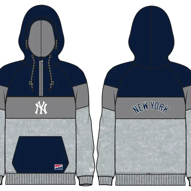 NY YANKEE NEW ERA Throwback Pullover