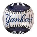 NY YANKEES  SOFT STRIKE BASEBALL METALLIC & PEARL