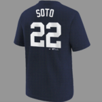 NY YANKEES SOTO JUAN # 22 YOUTH HOME N&N SS TEE S/S SPORTSWEAR TOPS - Image 4