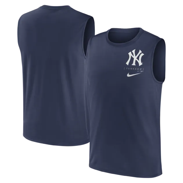 NY YANKEES Men's Nike Large Muscle Logo Tank